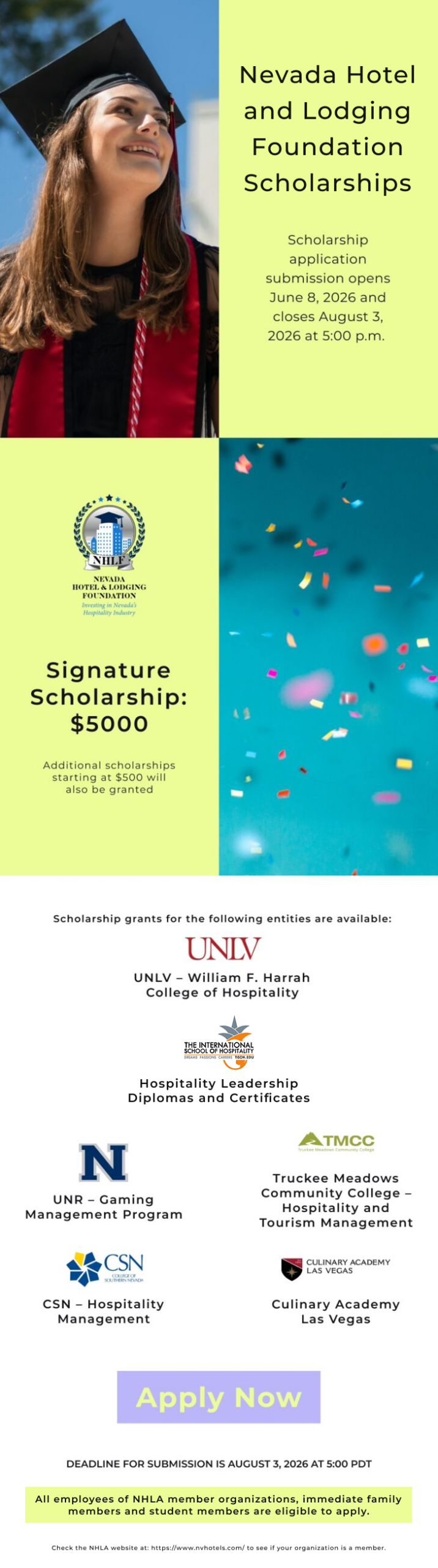 NHLF Scholarship Flyer 2026 April