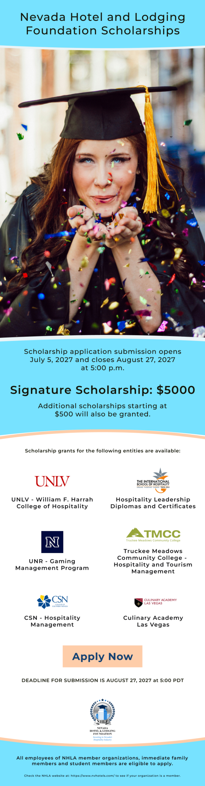 NHLF Scholarship Flyer 2026 August